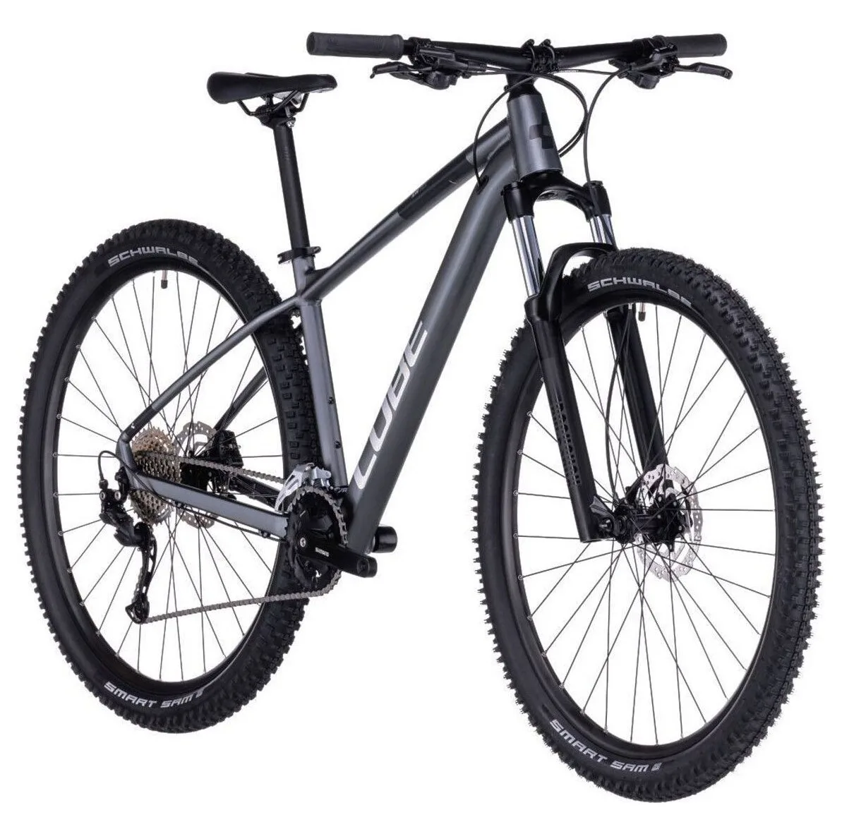 Cube Aim SLX rower górski typu hardtail, widok z przodu pod kątem